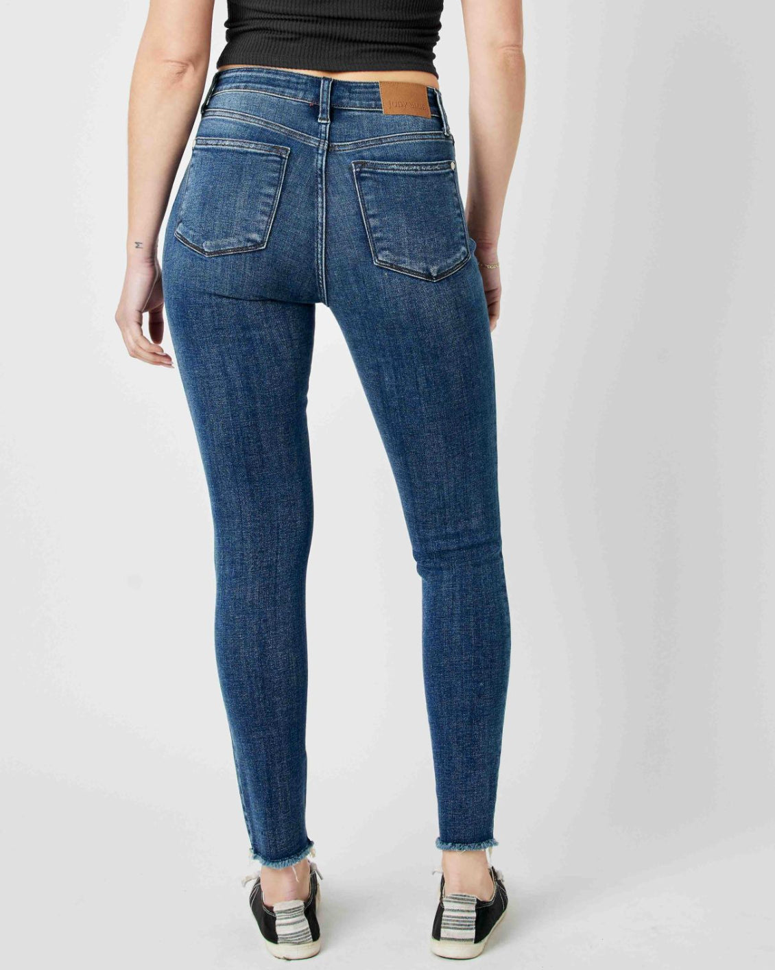 JUDY BLUE HIGH WAIST DESTROYED SKINNY