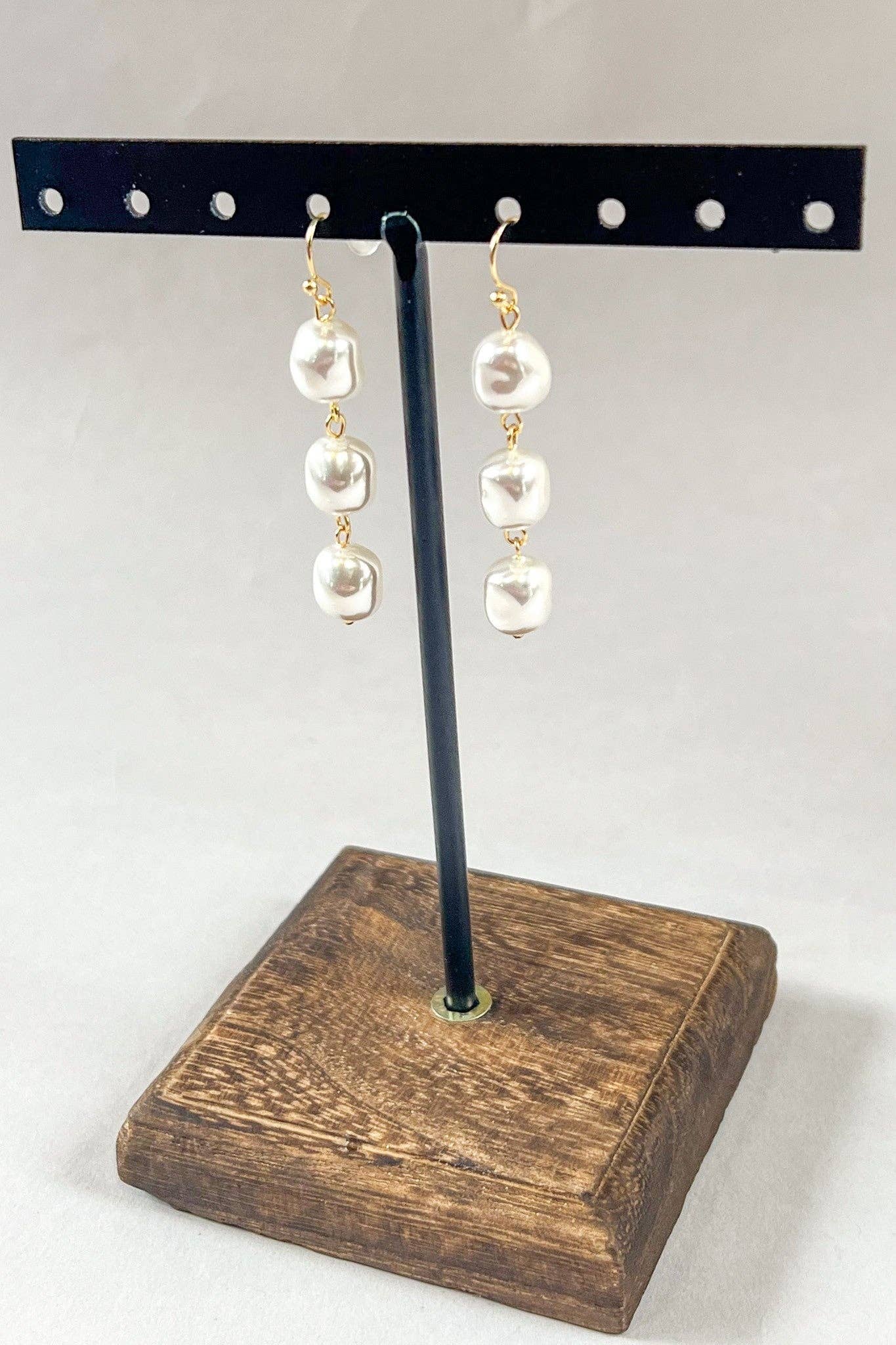 Josie Pearl Earring Gold