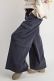 EASEL BRAND WASHED TERRY CARGO SWEATPANTS--BLACK