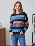 RETRO KNITTED CASUAL SWEATER