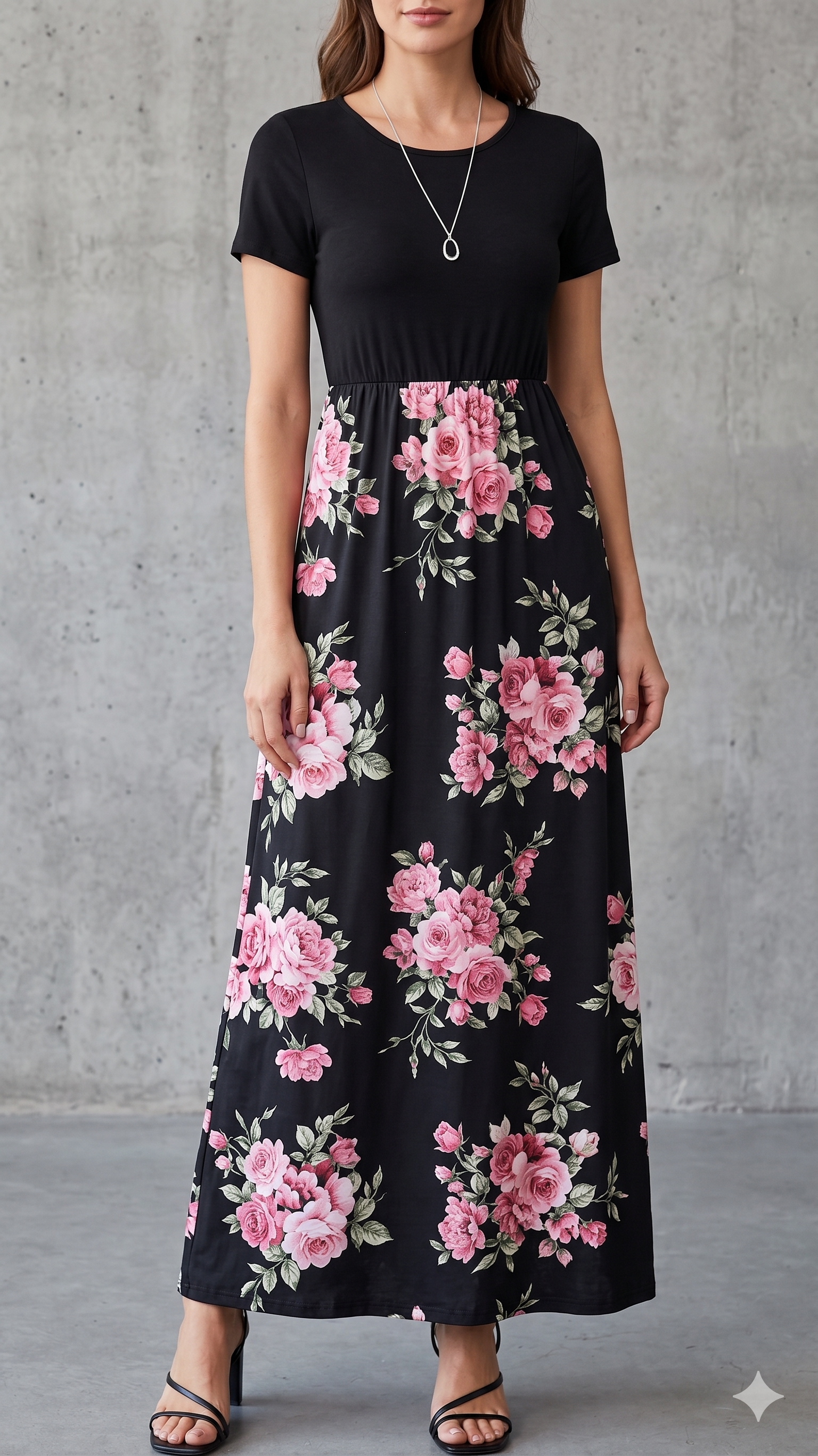 FLORAL MAXI DRESS