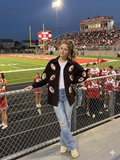 FOOTBALL SEQUIN CORD JACKET