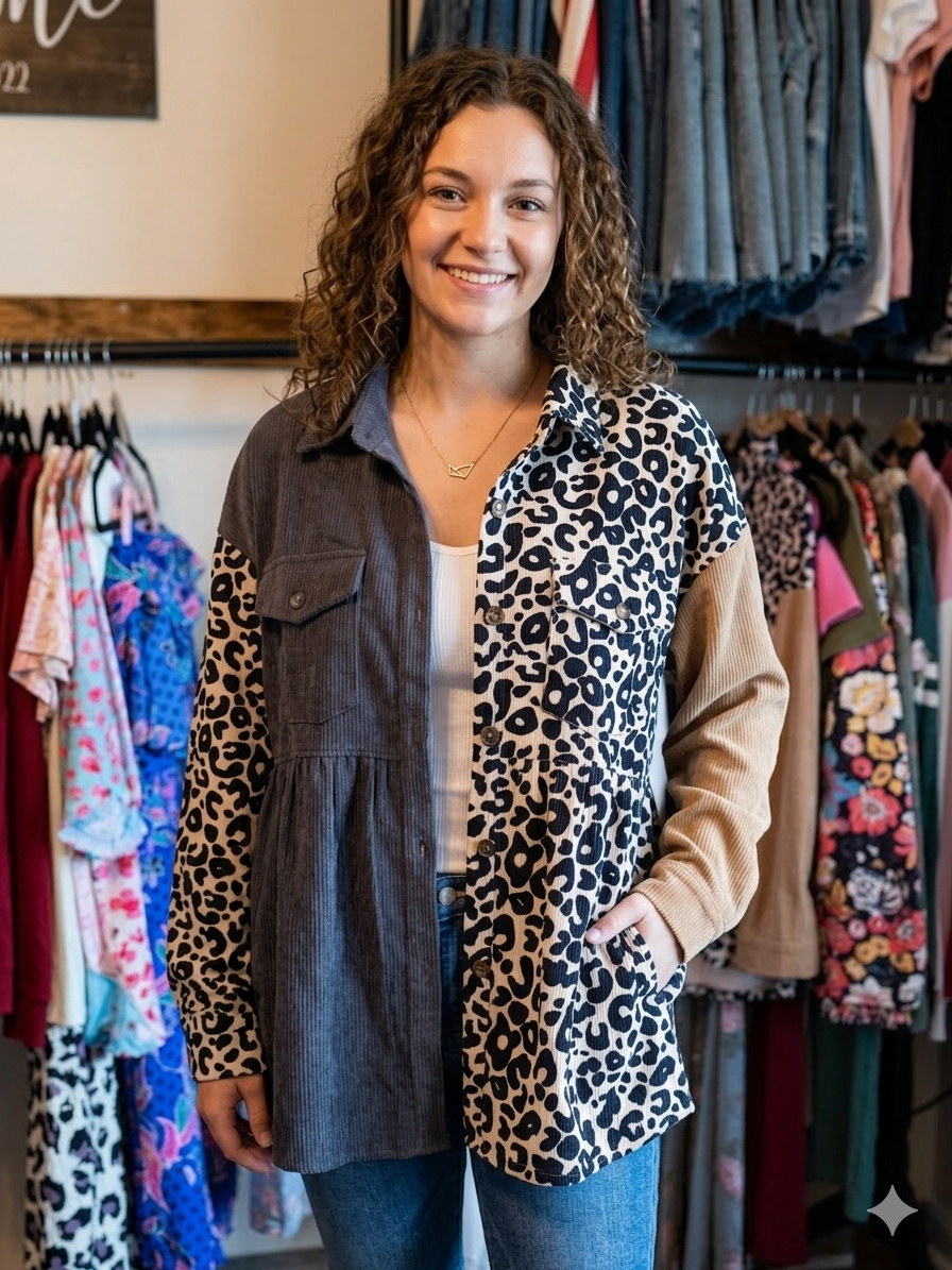 FINE CORDED SHIRT/JACKET COMBO