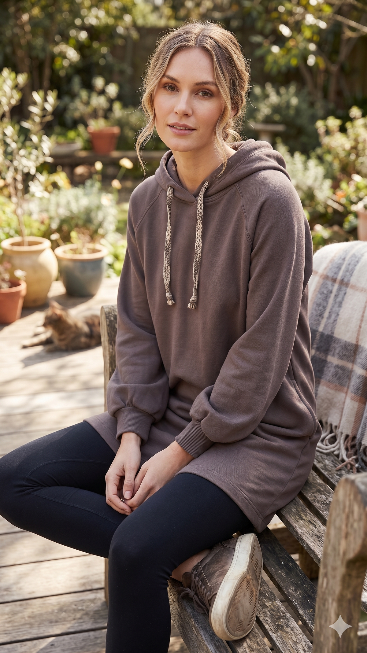 GREY HOODIE WITH POCKETS
