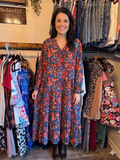 FLORAL DRESS LONG SLEEVE