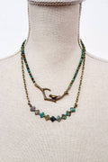 Braelyn Necklace - African Turquoise