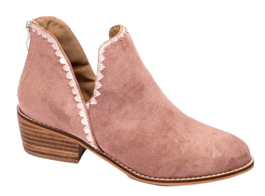 Corkys Blush Faux Suede Boots