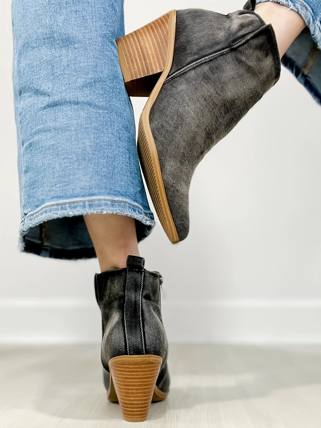 CORKYS DENIM GIMMIE SUGAR DENIM BOOTS (SALE) LAST PAIR