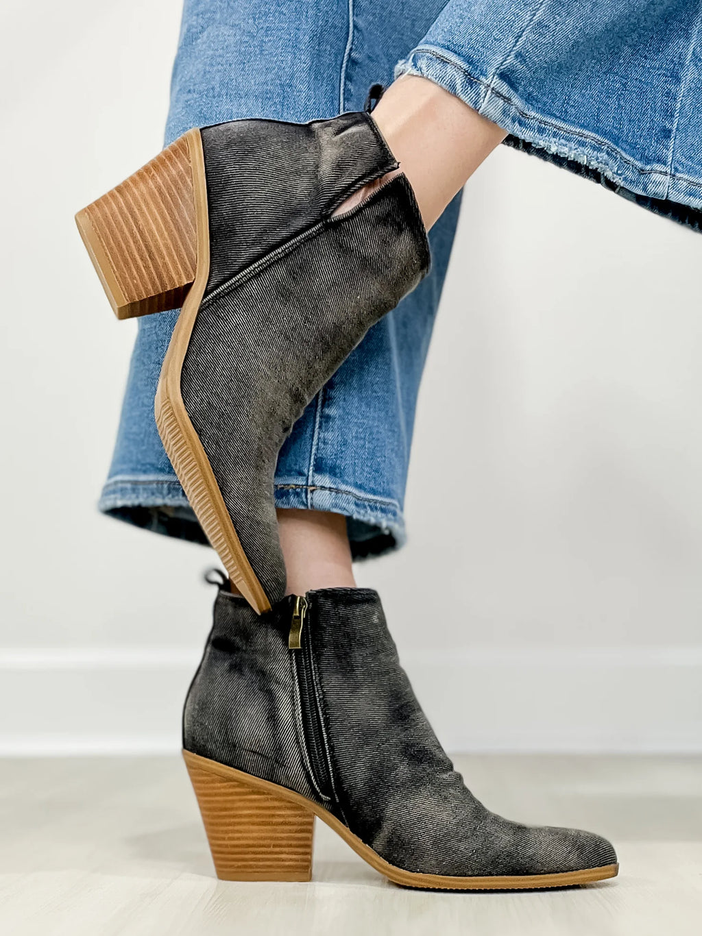 CORKYS DENIM GIMMIE SUGAR DENIM BOOTS (SALE) LAST PAIR