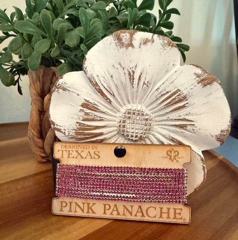 PINK PANACHE BRACELET AB CRYSTAL STACK (FUSHIA)